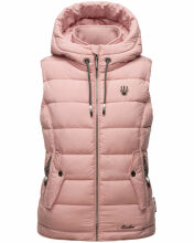 Marikoo Taisaa Damen Stepp Weste &Uuml;bergangsjacke Powder Rose Gr&ouml;&szlig;e S - Gr. 36