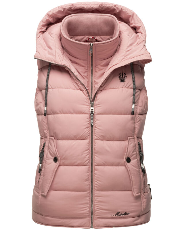 Marikoo Taisaa Damen Stepp Weste Übergangsjacke Powder Rose