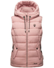Marikoo Taisaa Damen Stepp Weste &Uuml;bergangsjacke Powder Rose Gr&ouml;&szlig;e XL - Gr. 42