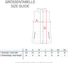 Marikoo Taisaa Damen Stepp Weste &Uuml;bergangsjacke Powder Rose Gr&ouml;&szlig;e XL - Gr. 42