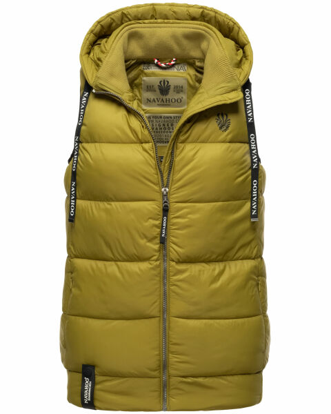 Navahoo Kassidy Damen Übergangs Weste Steppweste Grün Größe L - Gr. 40