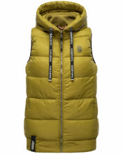 Navahoo Kassidy Damen Übergangs Weste Steppweste Grün Größe L - Gr. 40