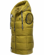 Navahoo Kassidy Damen Übergangs Weste Steppweste Grün Größe L - Gr. 40