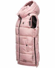 Marikoo Zarinaa Damen Weste Steppweste Ärmellose Jacke Rosa Größe XS - Gr. 34