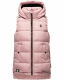 Marikoo Zarinaa Damen Weste Steppweste Ärmellose Jacke Rosa Größe XS - Gr. 34