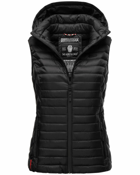 Marikoo Hasenpfote Damen Weste B915 Schwarz Größe XXL - Gr. 44
