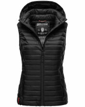 Marikoo Hasenpfote Damen Weste B915 Schwarz Größe XXL - Gr. 44