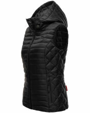 Marikoo Hasenpfote Damen Weste B915 Schwarz Größe XXL - Gr. 44