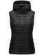 Marikoo Hasenpfote Damen Weste B915 Schwarz Größe XXL - Gr. 44