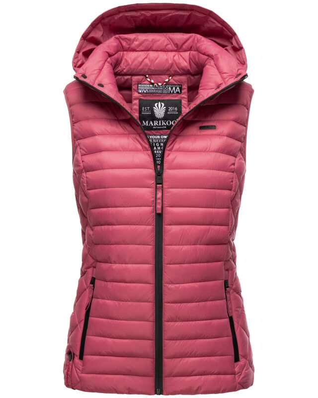 Marikoo Hasenpfote Damen Weste B915 Berry Gr&ouml;&szlig;e S - Gr. 36