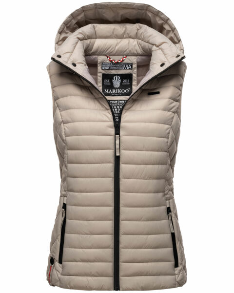 Marikoo Hasenpfote Damen Weste B915 Hellgrau Größe XS - Gr. 34