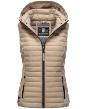 Marikoo Hasenpfote Damen Weste B915 Taupe Gr&ouml;&szlig;e S - Gr. 36