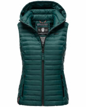 Marikoo Hasenpfote Damen Weste B915 Ozean Gr&uuml;n Gr&ouml;&szlig;e S - Gr. 36