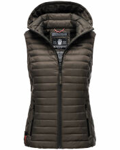 Marikoo Hasenpfote Damen Weste B915 Anthrazit Gr&ouml;&szlig;e S - Gr. 36