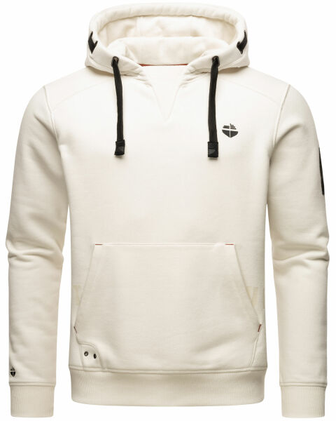 Stone Harbour Funny Finch Herren Hoodie Weiss-Gr.M