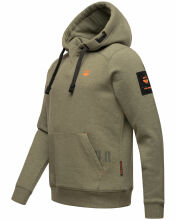 Stone Harbour Funny Finch Herren Hoodie Olive-Mel-Gr.M