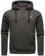 Stone Harbour Funny Finch Herren Hoodie D.Grau-Mel-Gr.S