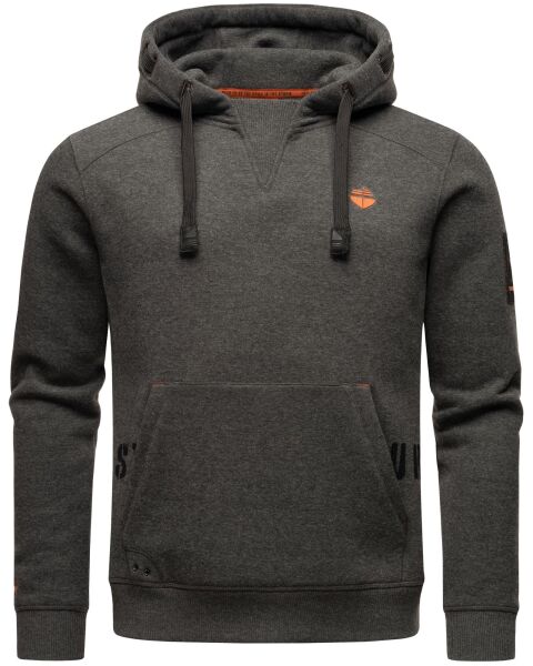 Stone Harbour Funny Finch Herren Hoodie D.Grau-Mel-Gr.L