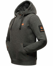 Stone Harbour Funny Finch Herren Hoodie D.Grau-Mel-Gr.L