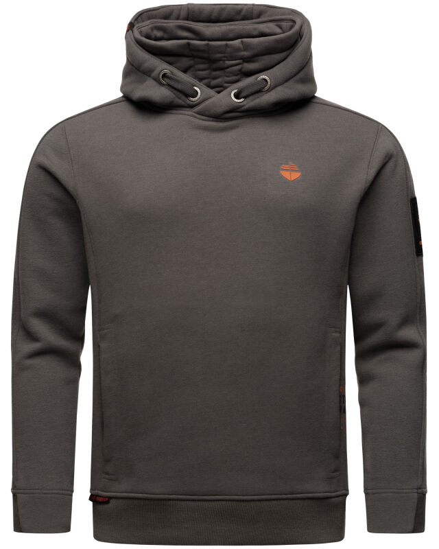 Stone Harbour Emilio Eduardo Herren Hoodie Dunkelgrau-Gr.S