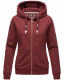 Navahoo Engelshaar Damen hoodie Bordeaux-Gr.XS