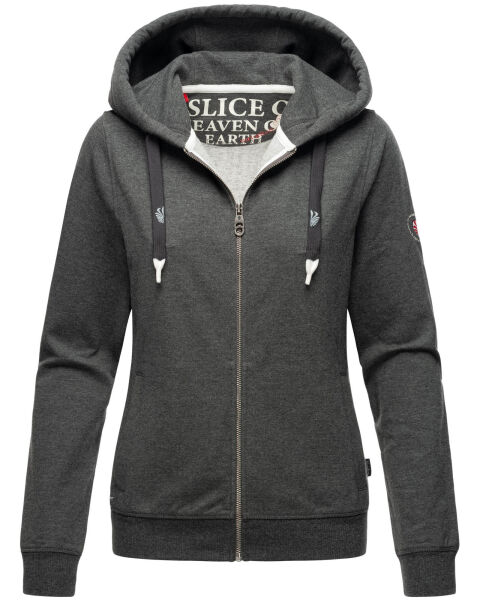 Navahoo Engelshaar Damen hoodie D.Grau-Mel-Gr.XS