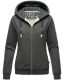 Navahoo Engelshaar Damen hoodie D.Grau-Mel-Gr.XS