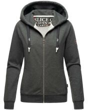 Navahoo Engelshaar Damen hoodie D.Grau-Mel-Gr.S