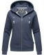 Navahoo Engelshaar Damen hoodie Blau-Mel-Gr.XL