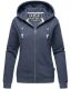 Navahoo Engelshaar Damen hoodie Blau-Mel-Gr.XL