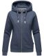 Navahoo Engelshaar Damen hoodie Blau-Mel-Gr.XL