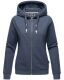 Navahoo Engelshaar Damen hoodie Blau-Mel-Gr.XL