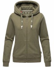Navahoo Engelshaar Damen hoodie Olive-Mel-Gr.S