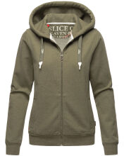 Navahoo Engelshaar Damen hoodie Olive-Mel-Gr.M