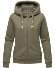 Navahoo Engelshaar Damen hoodie Olive-Mel-Gr.M
