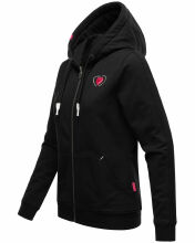 Navahoo Cremetörtchen Damen Hoodie Schwarz-Gr.XL
