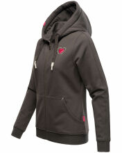 Navahoo Cremetörtchen Damen Hoodie Dunkelgrau-Gr.S