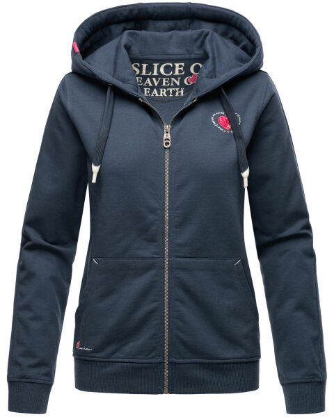 Navahoo Cremetörtchen Damen Hoodie Dusty-Blau-Gr.XS