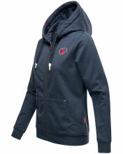 Navahoo Cremetörtchen Damen Hoodie Dusty-Blau-Gr.S