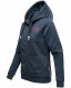 Navahoo Cremetörtchen Damen Hoodie Dusty-Blau-Gr.S