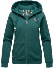 Navahoo Cremetörtchen Damen Hoodie Ozean-Grün-Gr.XS