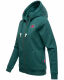 Navahoo Cremetörtchen Damen Hoodie Ozean-Grün-Gr.XS