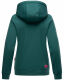 Navahoo Cremetörtchen Damen Hoodie Ozean-Grün-Gr.XS