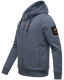 Stone Harbour Billie Joy Herren Sweatjacke Hoodie Blau-Mel-Gr.L