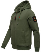 Stone Harbour Billie Joy Herren Sweatjacke Hoodie Dunkelolive-Gr.S