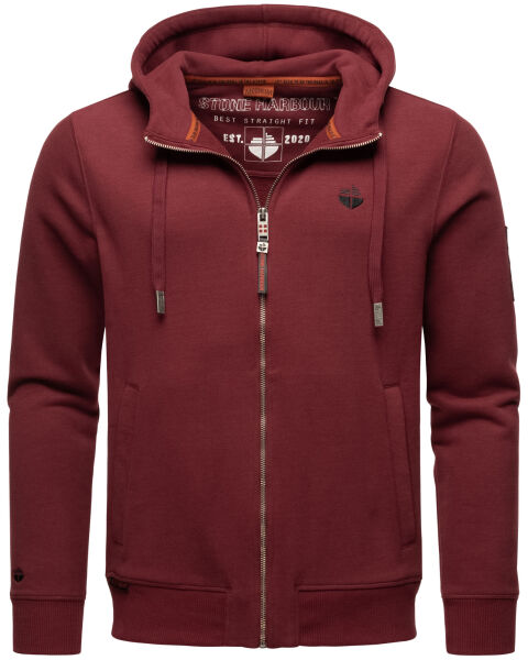 Stone Harbour Billie Joy Herren Sweatjacke Hoodie Bordeaux-Gr.S