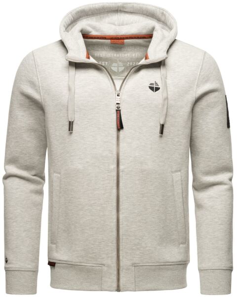 Stone Harbour Billie Joy Herren Sweatjacke Hoodie Grau-Mel-Gr.M