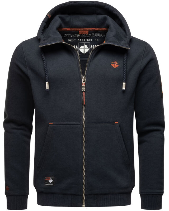 Stone Harbour Jacobi Jami Herren Sweatjacke Hoodie Navy