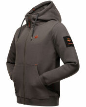Stone Harbour Jacobi Jami Herren Sweatjacke Hoodie Dunkelgrau Größe S - Gr. S