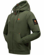 Stone Harbour Jacobi Jami Herren Sweatjacke Hoodie Dunkel Olive Gr&ouml;&szlig;e S - Gr. S